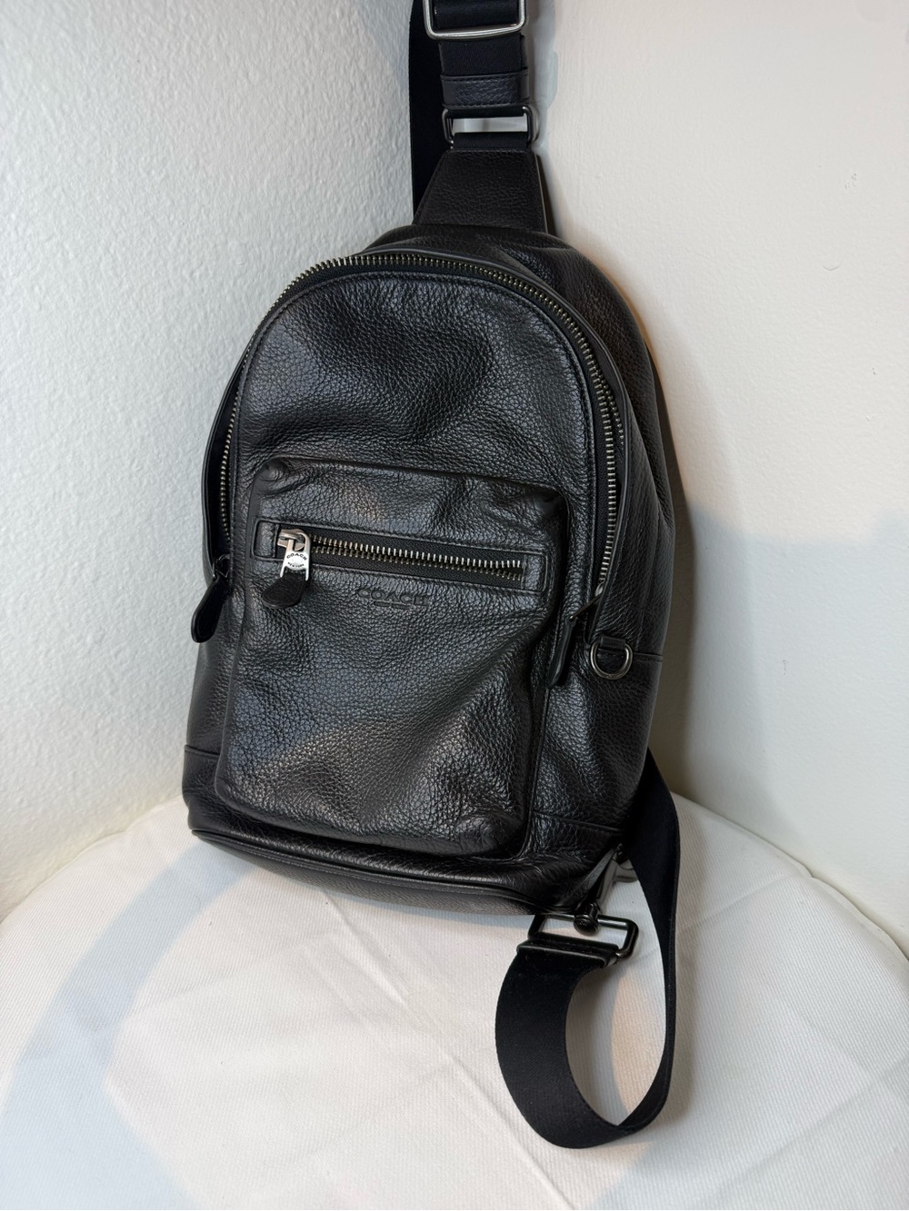 Coach Black Leather Bag